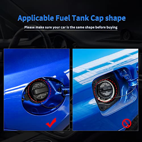 Subaru Universal Carbon Fiber Gas Tank Door Cover