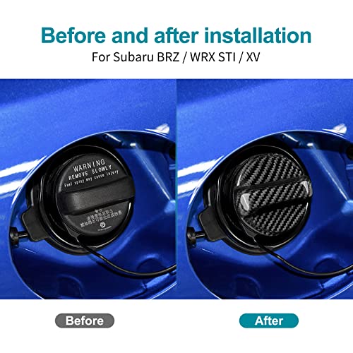 Subaru Universal Carbon Fiber Gas Tank Door Cover
