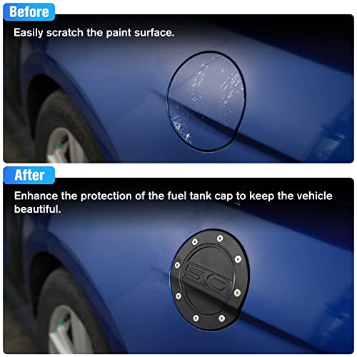 Ford Mustang GT Fuel Tank Cap Cover, Black