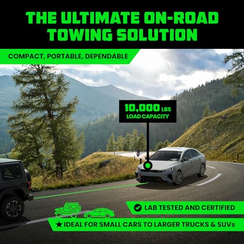 Rhino USA 2" x 20' Tow Strap with Hooks