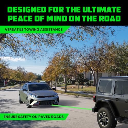 Rhino USA 2" x 20' Tow Strap with Hooks