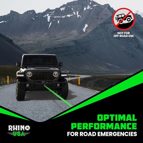 Rhino USA 2" x 20' Tow Strap with Hooks