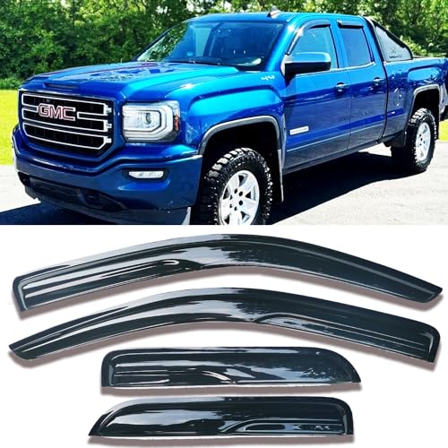 Chevy/GMC Window Visors - Silverado/Sierra 2014-2018 (4PC)