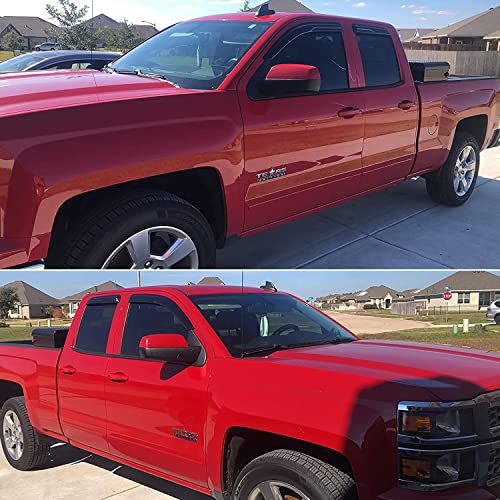 Chevy/GMC Window Visors - Silverado/Sierra 2014-2018 (4PC)
