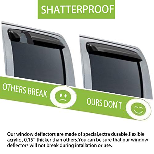 Chevy/GMC Window Visors - Silverado/Sierra 2014-2018 (4PC)