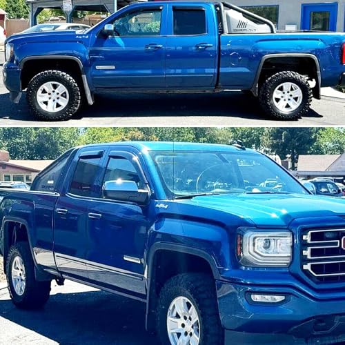 Chevy/GMC Window Visors - Silverado/Sierra 2014-2018 (4PC)