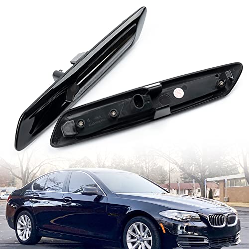 Smoked Lens LED Side Marker Lights for B'MW 5 Series F10