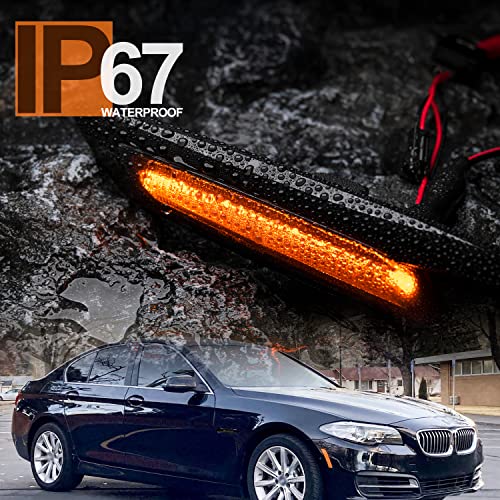 Smoked Lens LED Side Marker Lights for B'MW 5 Series F10