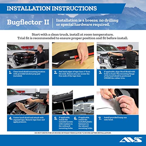 AVS Bugflector II for Dodge Ram 2500/3500 (2010-2018)
