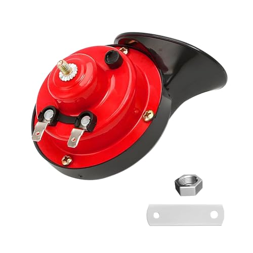 Augeny 300DB Super Loud Snail Horn, Universal Car Accessory