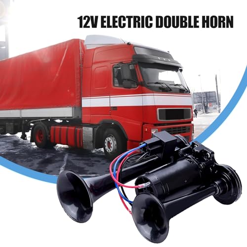 Dual Trumpets Super Loud Car Horn for Truck Train