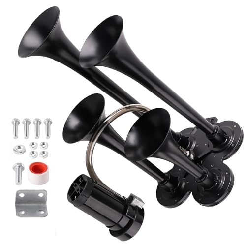 12V 150db Train Horn Kit, Loud Speaker for Vehicles