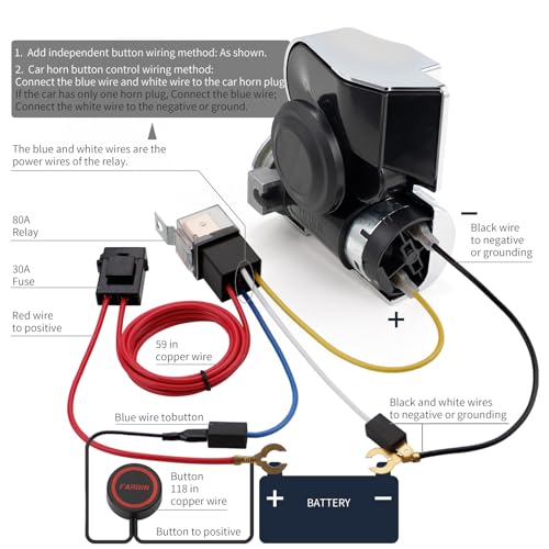 Super Loud Car Horn for Motorcycle and Car