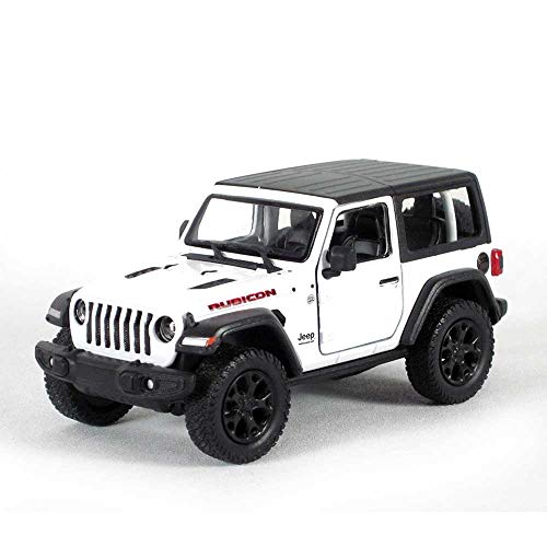 Replica Wrangler Rubicon 4x4 Diecast Model White Car