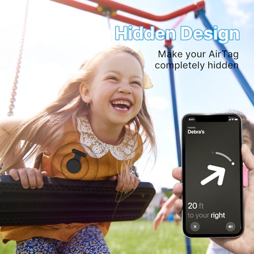 Kids Waterproof Airtag Holder: 2-Pack Air Tag Case