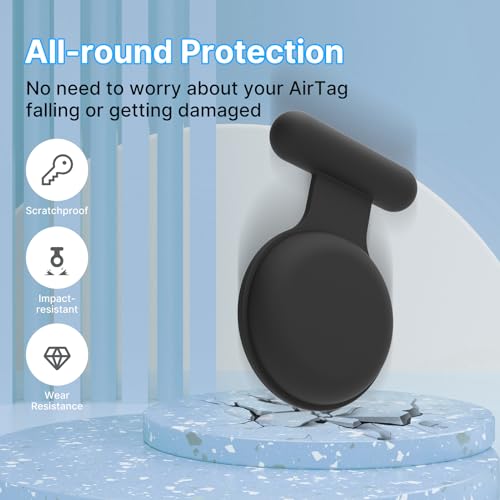 Kids Waterproof Airtag Holder: 2-Pack Air Tag Case