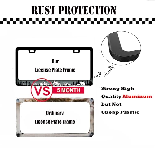 Adventure License Plate Frame - Forest Bear Design