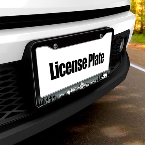 Adventure License Plate Frame - Forest Bear Design