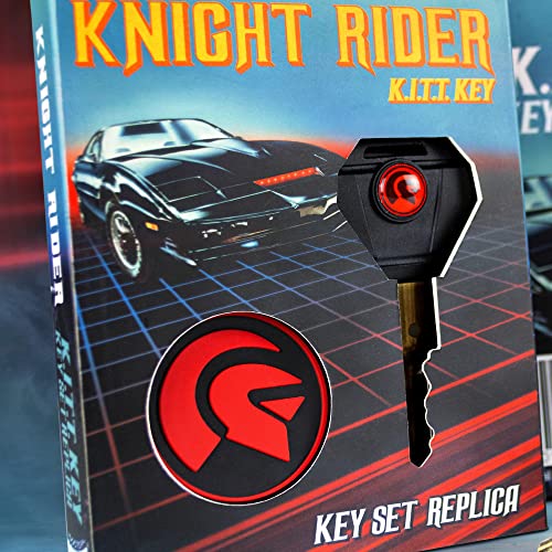 Knight Rider: K.I.T.T Key with Logo Keychain