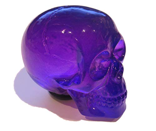 Clear Purple Skull Shifter Knob for Rat Rods