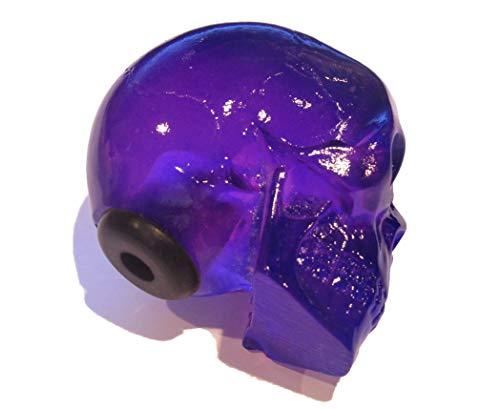 Clear Purple Skull Shifter Knob for Rat Rods