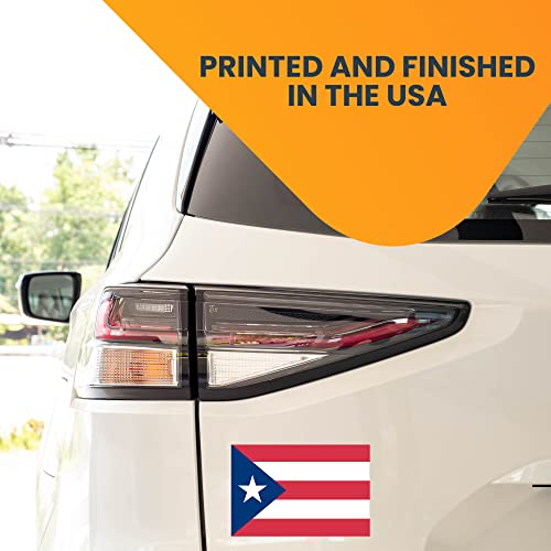 Puerto Rican Flag Magnet Decal - 4x6 Inches