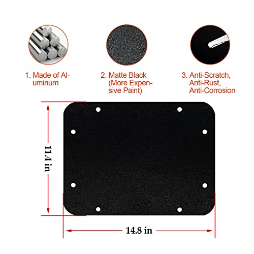 Aluminum Spare Tire Carrier Plug Set for Jeep Wrangler