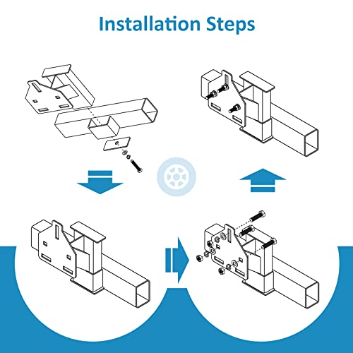 Heavy Duty Spare Tire Carrier for Trailer Wheels