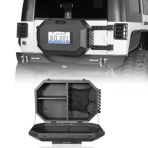 Jeep Wrangler JK Tailgate Storage Box - Cargo Organizer