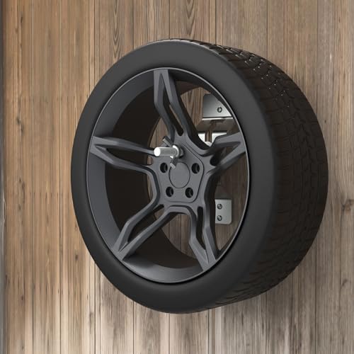 Wall Mount Spare Tire Carrier for Enclosed Trailers