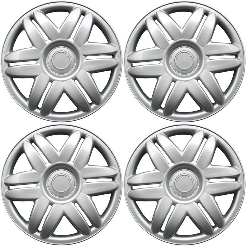 15" Silver ABS Hubcap Wheelcovers Set for Toyota Camry