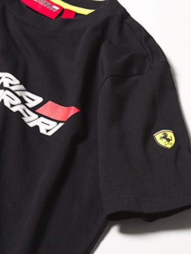 Men's Formula 1 Scuderia Ferrari Team T-Shirt, Black