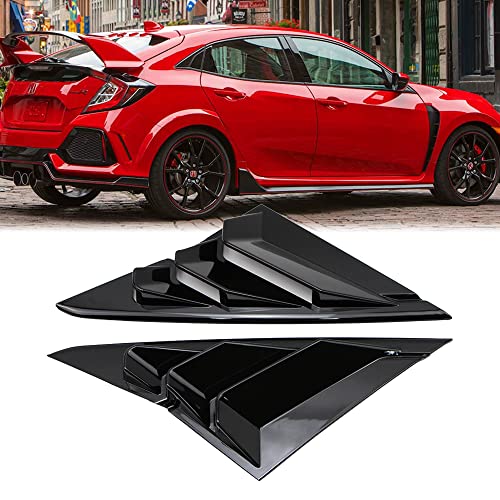 Honda Civic Type R Rear Side Window Louvers