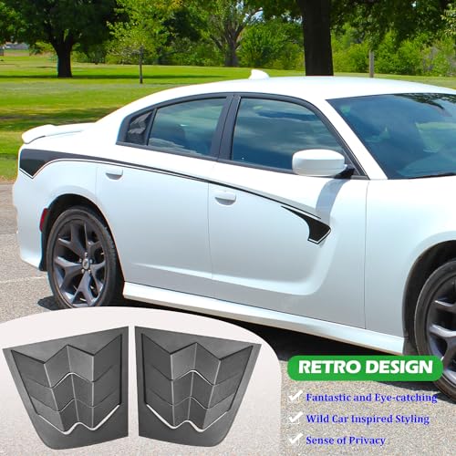 Custom Fit Side Window Louvers for Dodge Charger