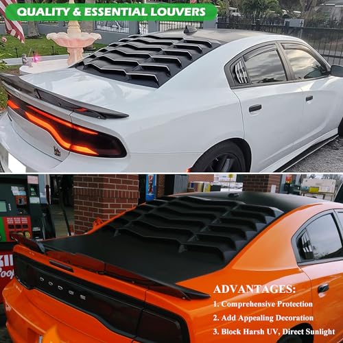 Custom Fit Side Window Louvers for Dodge Charger