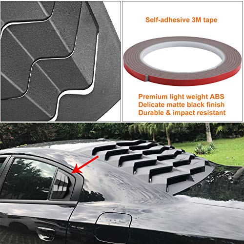Custom Fit Side Window Louvers for Dodge Charger