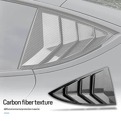 Tesla Model 3 Rear Window Louvers Carbon Fiber