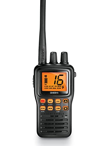 Uniden MHS75 2-Way Marine Radio - Black