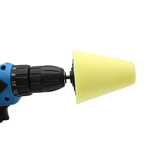 Car Wheel Hub Drill Buffing Sponge Pads Kit