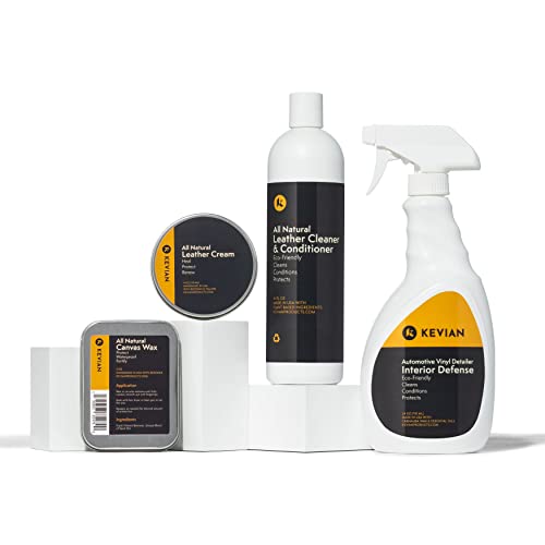 KevianClean Leather Cleaner & Conditioner - Auto & Home