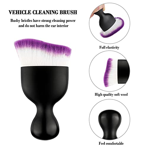 Complete Set Soft Bristle Brush Car Interior Detailing