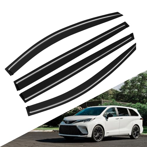 Toyota Sienna Window Visors - Rain Guards & Sun Shades