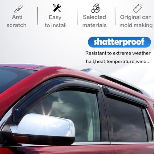 Toyota Sienna Window Visors - Rain Guards & Sun Shades