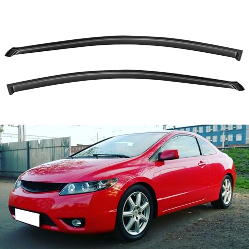 Honda Civic Window Rain Guards Shield - Coupe