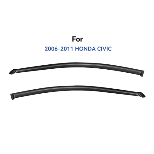 Honda Civic Window Rain Guards Shield - Coupe
