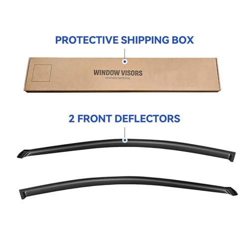 Honda Civic Window Rain Guards Shield - Coupe