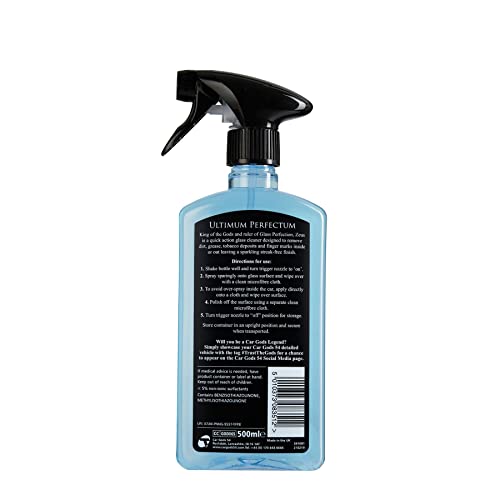 CarGods Quick Action Glass Cleaner Spray - 500ml