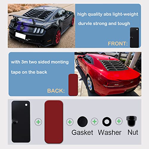 E-cowlboy Rear Window Louvers Hardware Kit for Mustang