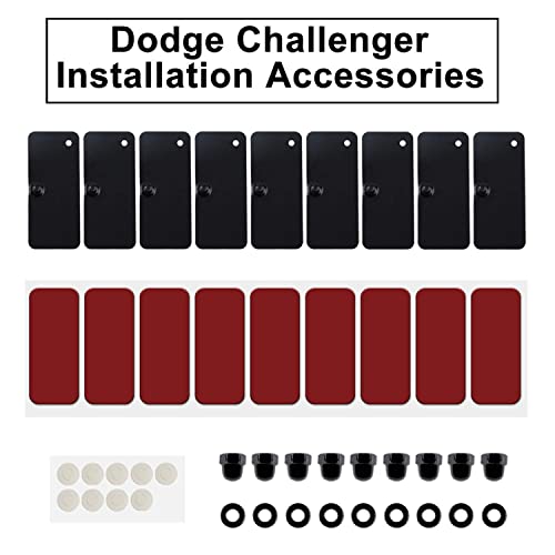 E-cowlboy Rear Window Louvers Hardware Kit for Mustang