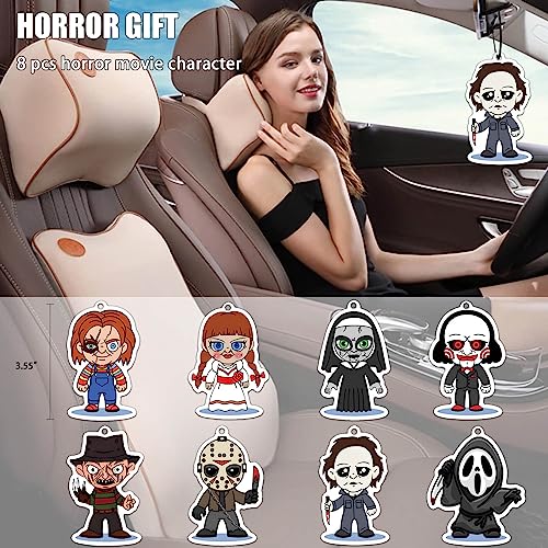 Horror Movie Car Air Fresheners Set with 8 Characters